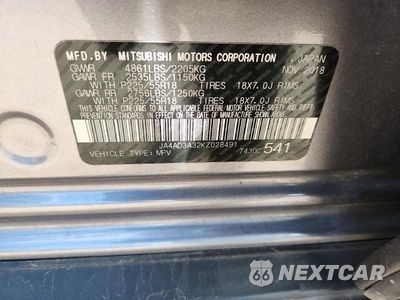 Zdjęcie 13 z 13 samochodu: 2019 MITSUBISHI OUTLANDER SE VIN:JA4AD3A32KZ028491 - miniatura