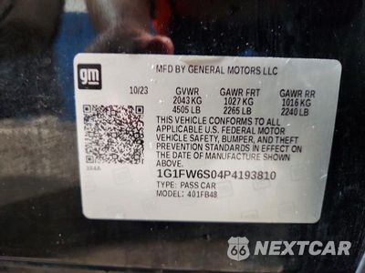 Zdjęcie 13 z 13 samochodu: 2023 CHEVROLET BOLT EV 1LT VIN:1G1FW6S04P4193810 - miniatura