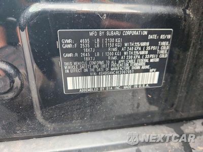 Zdjęcie 13 z 13 samochodu: 2019 SUBARU OUTBACK 2.5I LIMITED VIN:4S4BSANC4K3307051 - miniatura