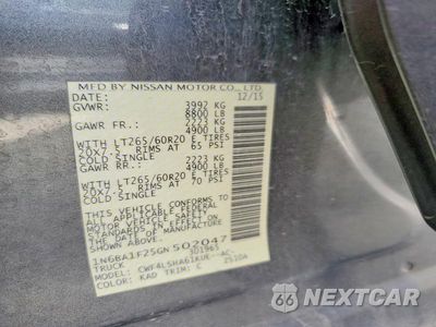 Zdjęcie 12 z 12 samochodu: 2016 NISSAN TITAN XD SV VIN:1N6BA1F25GN502047 - miniatura