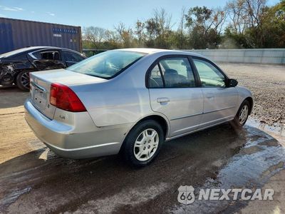 Trzecie zdjęcie samochodu z tyłu: 2002 HONDA CIVIC LX VIN:1HGES16522L019788 - miniatura