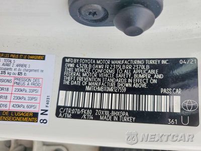 Zdjęcie 13 z 13 samochodu: 2021 TOYOTA C-HR XLE VIN:NMTKHMBX0MR127559 - miniatura