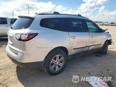 Trzecie zdjęcie samochodu z tyłu: 2015 CHEVROLET TRAVERSE LS VIN:1GNKRFEDXFJ344748 - miniatura
