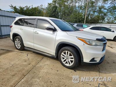 Czwarte zdjęcie samochodu z boku: 2016 TOYOTA HIGHLANDER LE VIN:5TDZARFH2GS021218 - miniatura