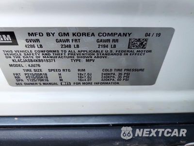 Zdjęcie 13 z 13 samochodu: 2019 BUICK ENCORE PREFERRED VIN:KL4CJASB4KB919371 - miniatura