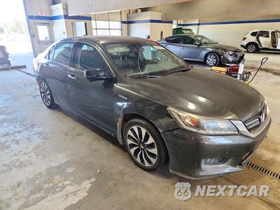 Czwarte zdjęcie samochodu z boku: 2014 HONDA ACCORD HYBRID EXL VIN:1HGCR6F57EA006728 - miniatura