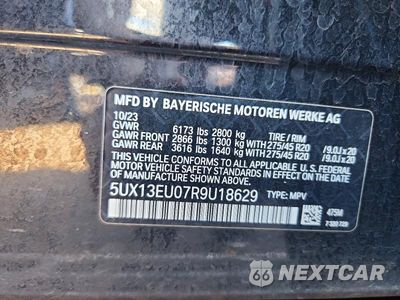 Zdjęcie 13 z 13 samochodu: 2024 BMW X5 SDRIVE 40I VIN:5UX13EU07R9U18629 - miniatura