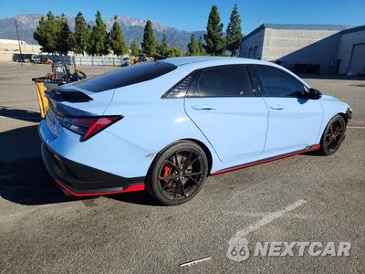 Trzecie zdjęcie samochodu z tyłu: 2025 HYUNDAI ELANTRA N BASE VIN:KMHLW4DK2SU032891 - miniatura
