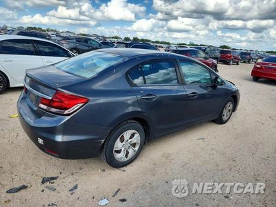 Trzecie zdjęcie samochodu z tyłu: 2013 HONDA CIVIC LX VIN:2HGFB2F52DH560317 - miniatura