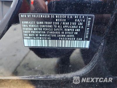 Zdjęcie 12 z 12 samochodu: 2014 VOLKSWAGEN JETTA SE VIN:3VWD17AJ2EM325149 - miniatura