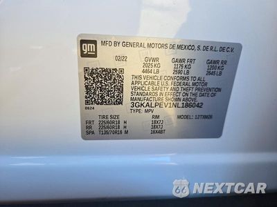 Zdjęcie 13 z 13 samochodu: 2022 GMC TERRAIN SLT VIN:3GKALPEV1NL186042 - miniatura