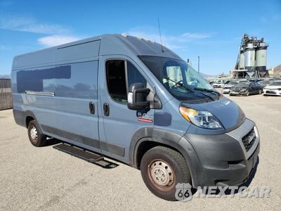 Czwarte zdjęcie samochodu z boku: 2021 RAM PROMASTER 3500 DELIVERY VAN VIN:3C6MRVJG0ME535981 - miniatura