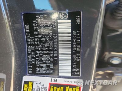Zdjęcie 12 z 12 samochodu: 2025 TOYOTA CAMRY LE VIN:4T1DAACK6SU202902 - miniatura