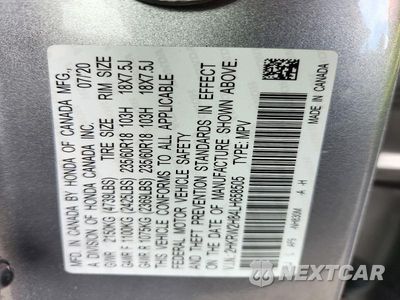 Zdjęcie 14 z 14 samochodu: 2020 HONDA CR-V EXL VIN:2HKRW2H84LH658505 - miniatura