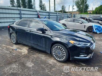 Czwarte zdjęcie samochodu z boku: 2018 FORD FUSION TITANIUM/PLATINUM HEV VIN:3FA6P0RU9JR248220 - miniatura