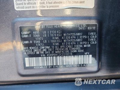 Zdjęcie 13 z 13 samochodu: 2012 SUBARU OUTBACK 3.6R LIMITED VIN:4S4BRDKC2C2278318 - miniatura