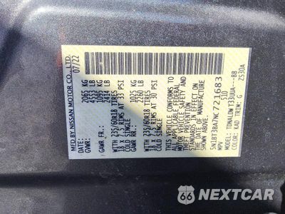 Zdjęcie 13 z 13 samochodu: 2022 NISSAN ROGUE SV VIN:5N1BT3BA7NC721683 - miniatura