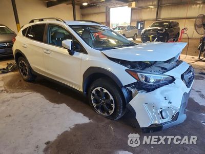 Czwarte zdjęcie samochodu z boku: 2021 SUBARU CROSSTREK PREMIUM VIN:JF2GTAPC5MH215006 - miniatura