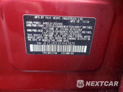 Zdjęcie 12 z 12 samochodu: 2015 SUBARU FORESTER 2.5I PREMIUM VIN:JF2SJADC6FH543820 - miniatura
