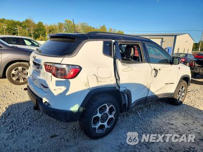 Trzecie zdjęcie samochodu z tyłu: 2022 JEEP COMPASS TRAILHAWK VIN:3C4NJDDB4NT149155 - miniatura