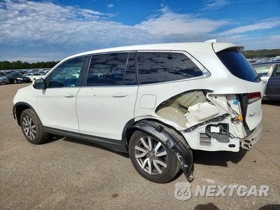 Drugie zdjęcie samochodu z przodu: 2021 HONDA PILOT EXL VIN:5FNYF6H59MB037950 - miniatura