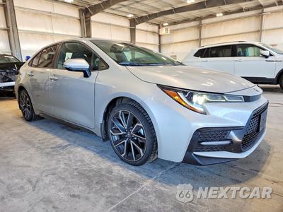 Czwarte zdjęcie samochodu z boku: 2021 TOYOTA COROLLA SE VIN:5YFM4MCE0MP092484 - miniatura