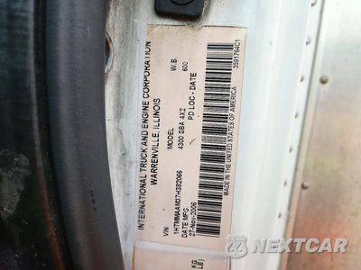 Zdjęcie 11 z 13 samochodu: 2007 INTERNATIONAL 4300 BOX TRUCK VIN:1HTMMAAM37H382066 - miniatura