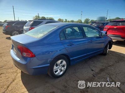 Trzecie zdjęcie samochodu z tyłu: 2008 HONDA CIVIC LX VIN:1HGFA16538L093592 - miniatura