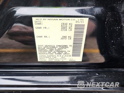 Zdjęcie 12 z 12 samochodu: 2015 NISSAN ALTIMA 2.5 S VIN:1N4AL3AP6FC447308 - miniatura