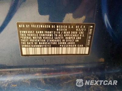 Zdjęcie 12 z 12 samochodu: 2021 VOLKSWAGEN GOLF VIN:3VWG57AU0MM016712 - miniatura