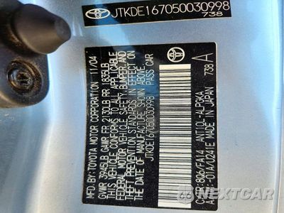 Zdjęcie 12 z 12 samochodu: 2005 SCION TC BASE VIN:JTKDE167050030998 - miniatura