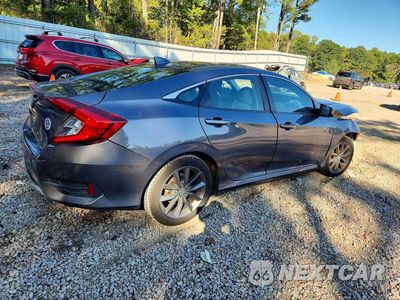 Trzecie zdjęcie samochodu z tyłu: 2021 HONDA CIVIC EX VIN:2HGFC1F34MH700289 - miniatura