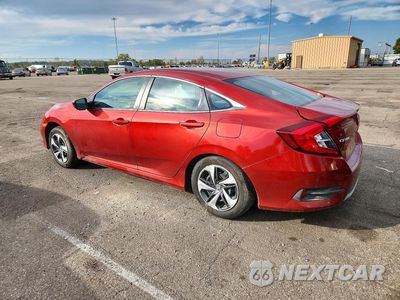 Drugie zdjęcie samochodu z przodu: 2020 HONDA CIVIC LX VIN:2HGFC2F69LH548265 - miniatura