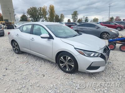 Czwarte zdjęcie samochodu z boku: 2022 NISSAN SENTRA SV VIN:3N1AB8CV3NY254502 - miniatura