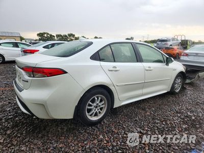Trzecie zdjęcie samochodu z tyłu: 2020 TOYOTA COROLLA LE VIN:JTDEBRBE2LJ013215 - miniatura