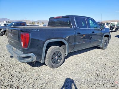 Trzecie zdjęcie samochodu z tyłu: 2021 GMC SIERRA K1500 SLE VIN:3GTU9BED7MG323378 - miniatura