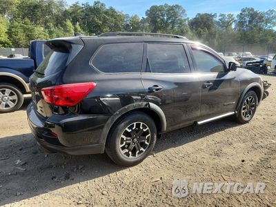 Trzecie zdjęcie samochodu z tyłu: 2019 NISSAN PATHFINDER SL VIN:5N1DR2MM6KC636709 - miniatura