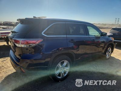 Trzecie zdjęcie samochodu z tyłu: 2014 TOYOTA HIGHLANDER LIMITED VIN:5TDDKRFH3ES042261 - miniatura