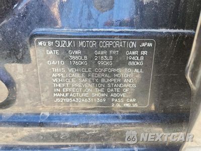 Zdjęcie 12 z 12 samochodu: 2010 SUZUKI SX4 VIN:JS2YB5A32A6311369 - miniatura