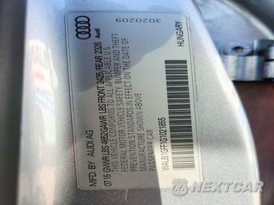 Zdjęcie 12 z 12 samochodu: 2016 AUDI S3 PREMIUM PLUS VIN:WAUB1GFF1G1021855 - miniatura