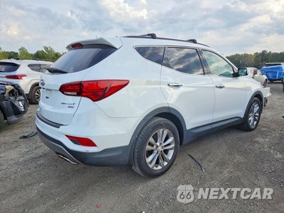 Trzecie zdjęcie samochodu z tyłu: 2017 HYUNDAI SANTA FE SPORT 2.0T VIN:5XYZUDLA7HG501187 - miniatura