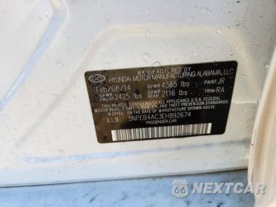 Zdjęcie 13 z 13 samochodu: 2014 HYUNDAI SONATA GLS VIN:5NPEB4AC3EH892674 - miniatura