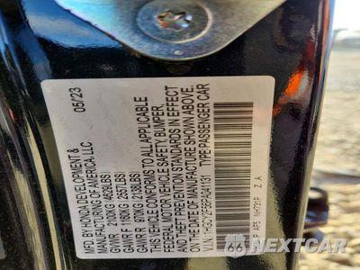 Zdjęcie 12 z 12 samochodu: 2023 HONDA ACCORD HYBRID SPORT VIN:1HGCY2F56PA041131 - miniatura
