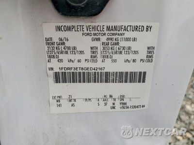 Zdjęcie 13 z 13 samochodu: 2016 FORD F350 SUPER DUTY VIN:1FDRF3ET8GED42167 - miniatura