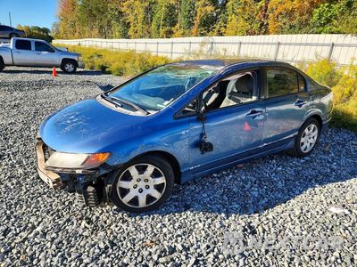 2006 HONDA CIVIC LX 1HGFA16536L052313 - główne zdjęcie licytacji z USA - miniatura