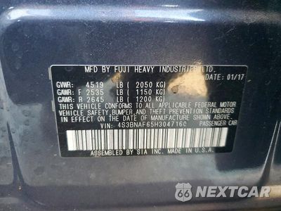 Zdjęcie 13 z 13 samochodu: 2017 SUBARU LEGACY 2.5I PREMIUM VIN:4S3BNAF65H3047160 - miniatura