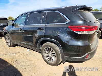 Drugie zdjęcie samochodu z przodu: 2019 TOYOTA HIGHLANDER XLE VIN:5TDJZRFH9KS592719 - miniatura