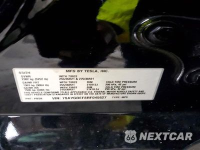 Zdjęcie 13 z 13 samochodu: 2024 TESLA MODEL Y VIN:7SAYGDEF8RF045627 - miniatura
