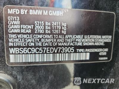 Zdjęcie 12 z 12 samochodu: 2014 BMW M6 GRAN COUPE VIN:WBS6C9C57EDV73905 - miniatura