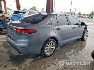 Trzecie zdjęcie samochodu z tyłu: 2021 TOYOTA COROLLA XLE VIN:5YFFPMAE3MP263070 - miniatura